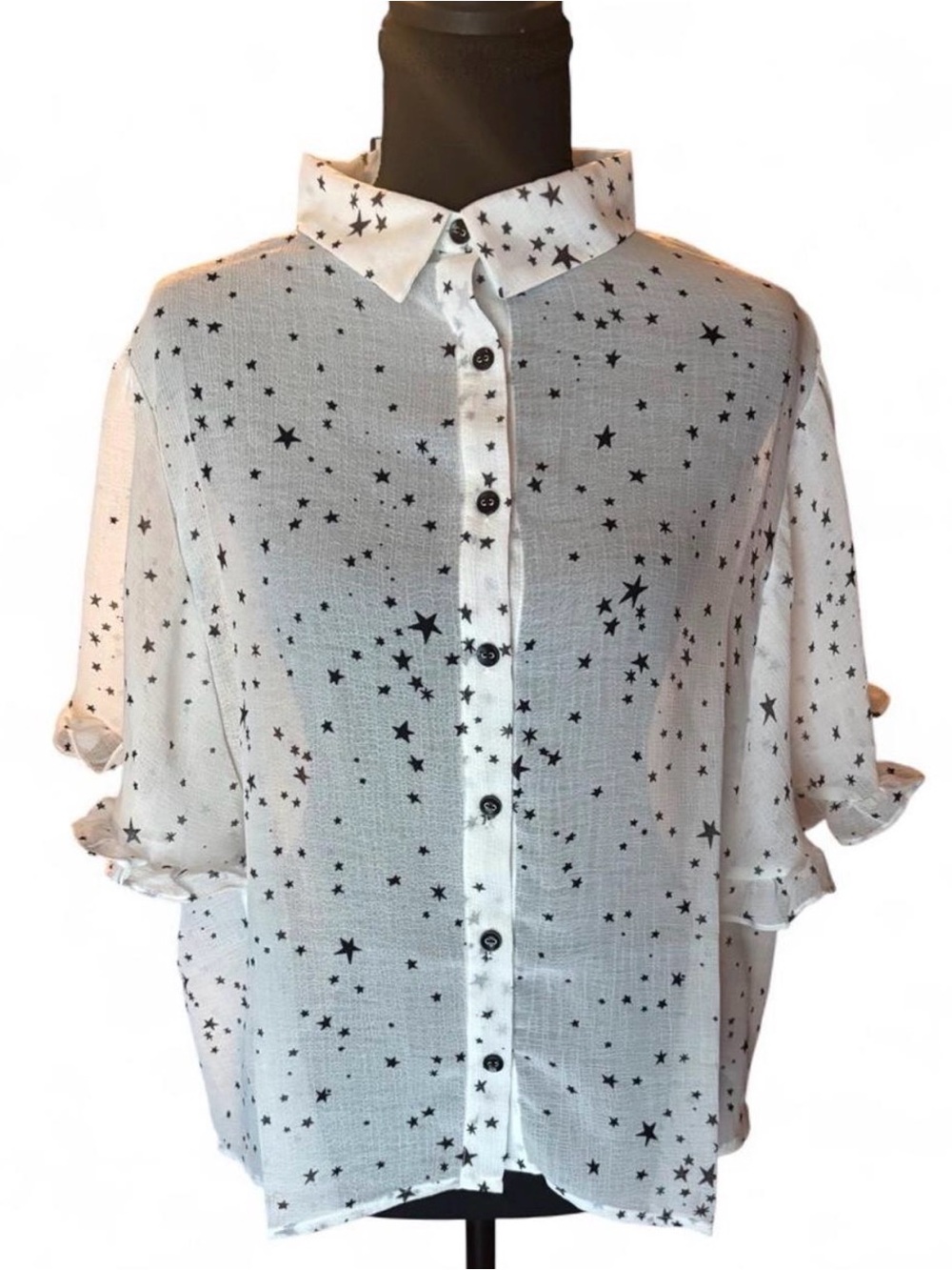 Sonny white sheer blouse Size 2